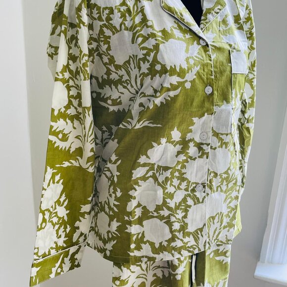 BRAND NEW Hand block print Long Pajamas Set Night Wear Cotton Pajamas Set - Picture 5 of 7